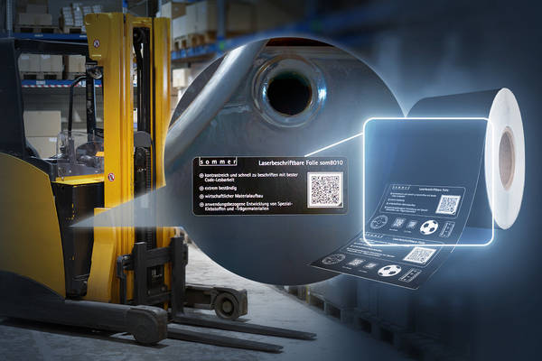 Laser-markable foil Advanced series som80: Flexible and cost-effective